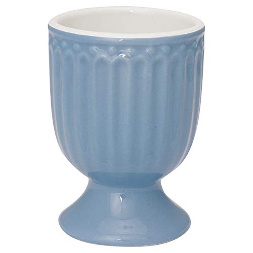 GreenGate Egg Cup Alice Blue 6.5 cm Ceramic Everyday Tableware Sky Blue