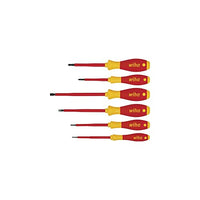 Thumbnail for Wiha Schraubendreher Set 6-teilig Elektriker VDE geprüft, isoliert 1.000 V (00833) I Profi Schraubenzieher Set Schlitz/Kreuz I Elektriker Werkzeug im Sale