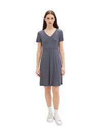 Thumbnail for TOM TAILOR women's jersey dress with pattern on sale