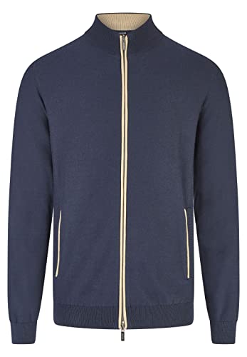 Daniel Hechter Men's Knit Zip Jacket Cardigan, 690, on Sale