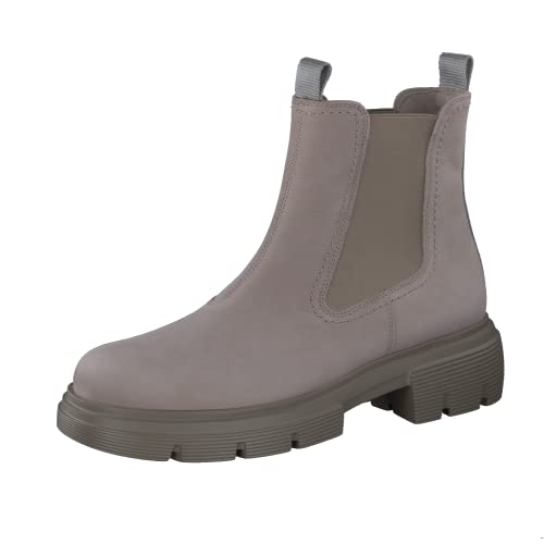 Paul Green Damen Chelsea-Boots, Frauen Chelsea Boots,uebergangsschuhe,uebergangsstiefel,Schlupfstiefel,hoch,Stiefel,Bootee,Schwarz (Black/Fango),40 im Sale