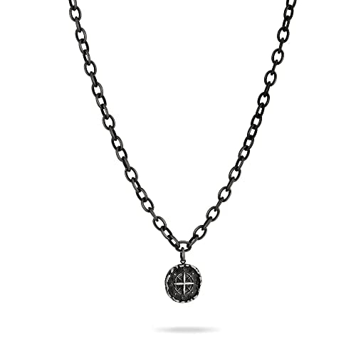 Fynch-Hatton Necklace FHJ-0034-N-60 Stainless Steel Antique on Sale