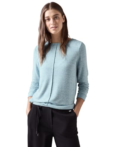 CECIL Damen B322078 Langarmshirt, Turquoise Melange, EU im Sale