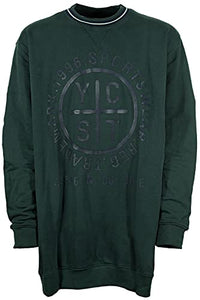 Thumbnail for Kitaro Sweatshirt Sweat Shirt Herren Langarm Rundhals Baumwolle, Farbe:dunkelgrün, Herrengrößen:5 im Sale