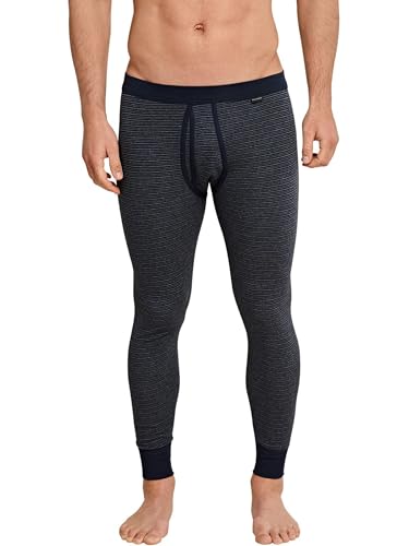 Schiesser Herren Lange Unterhose Mit Eingriff - Feinripp Retroshorts, Dunkelblau_154800, EU im Sale