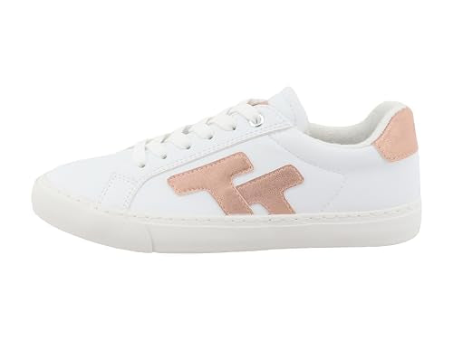 Tom Tailor Damen 5390590004 Sneaker, White-dkpink, EU im Sale