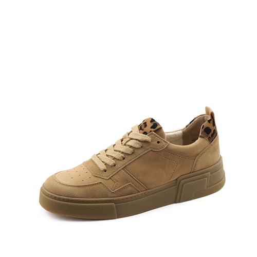 Paul Green Damen Pauls mit Wechselfußbett, Frauen Low-Top Sneaker,straßenschuhe,Strassenschuhe,Sportschuhe,Turnschuhe,Hellbraun (SISAL),40.5 EU / 7 UK im Sale