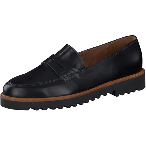 Paul Green Damen Slipper, Frauen Slip On,Slides,Schlupfschuhe,schluepfschuhe,Loafer,College Schuhe,Businessschuhe,Slip-ons,Blau (Ocean),39 im Sale