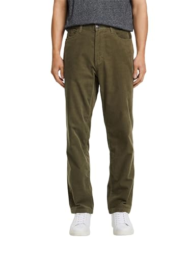 ESPRIT Herren Hose 093ee2b302, 350/Khaki Green, 33W / 30 im Sale