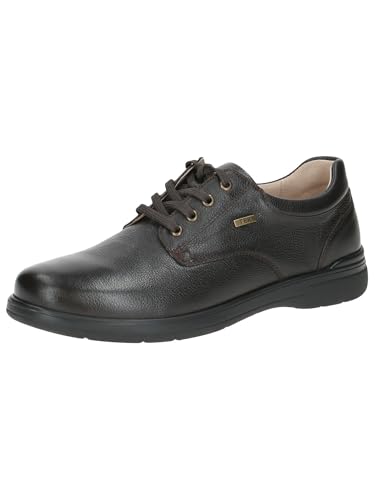 CAPRICE Men's Comfortable Leather Lace-Up Shoes, Brown (Dk Brown Nappa), EU on Sale