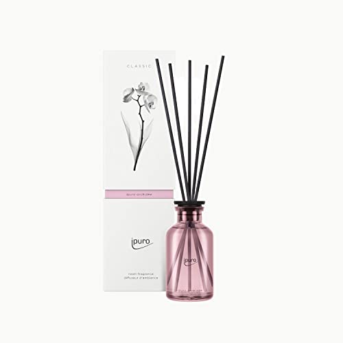 ipuro - sensual ipuro orchidée room fragrance - subtle room freshener with fruity scents - elegant air freshener in the home for a puristic fragrance experience 240 ml