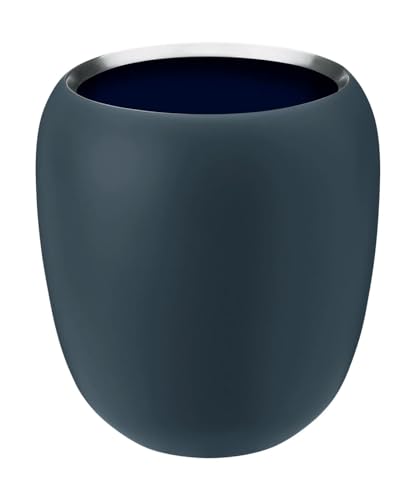 Stelton to go Cup, Stainless Steel with Powder Coating, Dusty Blue/Midnight Blue, Small on sale