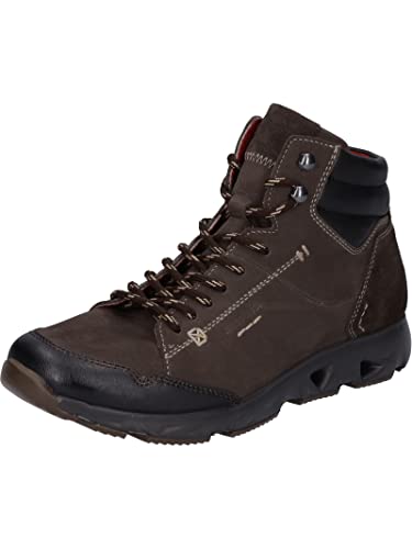 Josef Seibel Herren Schnürstiefeletten Noah 55,Weite G (Normal),Wechselfußbett,wasserdicht,übergangsschuhe,Bootee,Braun (Moro-Kombi),46 EU im Sale