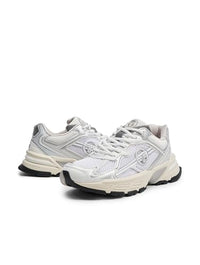 Thumbnail for Sergio Tacchini Y2K RUNNER Men's Women's Unisex Sneakers Lace-up Shoes WHITE/TOFU/Silver (3522) on Sale