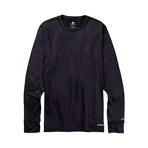 Burton Men's Midweight Thermal Undershirt, True Black, L, 10257107001 on Sale