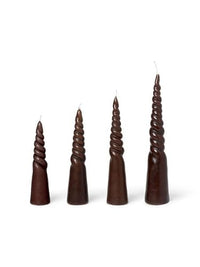 Thumbnail for Ferm Living Braided Wooden Tree-Shaped Candles for Wedding, Party, Home Decoration, 4 Pieces on Sale