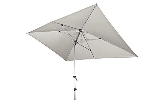 Doppler Parasol Expert Auto tilt 300 x 200 cm light grey, with UV protection 80 Plus, automatic folding, height adjustable