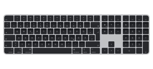 Apple Magic Keyboard mit Touch ID und Ziffernblock: Bluetooth, wiederaufladbar. Kompatibel mit Mac Computern mit Apple Chip; Englisch, GB, Weiße Tasten im Sale