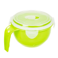 Thumbnail for Invero 1 Stück Einzelne Mikrowellen-Futternapf 900 ml mit luftdichtem Deckel und Griff – Idealer Küchenbehälter für Frühstück, Mittagessen, Abendessen, Reisen und mehr – Grün im Sale