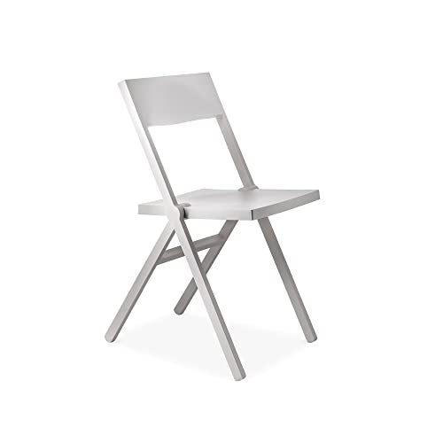 Alessi Piana ASPN9001 - Design-Klappstuhl, in Polypropylen, Verstärkt mit Glasfaser, weiß, 5.5 x 6.66 x 3.1 cm im Sale