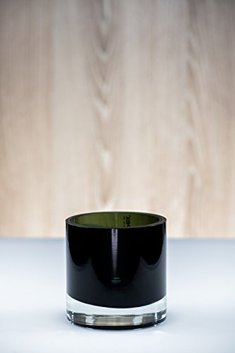 SPARK decorative glass dark grey tealight holder candlestick for candle tealight round tealight glass / flower glass 32171 on sale