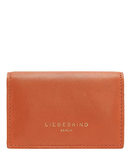 Liebeskind Berlin Scarlet Lamb Cardie Geldbörse, Extra Small (HxBxT 11.2cm x 7.5cm x 1.5cm), Dark Mandarine im Sale