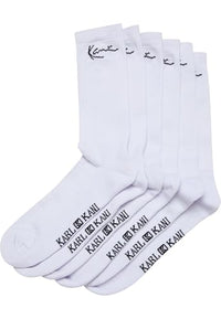 Thumbnail for Karl Kani Signature Socks (6 Pack) 35-38 white im Sale