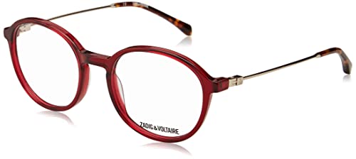 Zadig & Voltaire Jungen Vzj033 Sonnenbrille, Shiny Transp-Dark Bordeaux, 46 im Sale