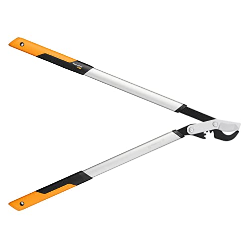 Fiskars PowerGear X Bypass-Getriebeastschere für frisches Holz, Antihaftbeschichtet, Gehärteter Präzisionsstahl, Länge: 80 cm, Schwarz/Orange, LX98-L, 1020188 im Sale