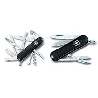 Thumbnail for Victorinox Schweizer Taschenmesser Huntsman & Schweizer Mini Taschenmesser Classic SD, Swiss Army Knife, Schlüsselanhänger, 7 Funktionen, Klinge, klein, Nagelfeile, Schraubendreher im Sale