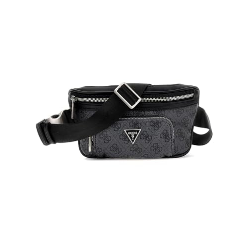 GUESS Herren Gürteltasche Vezzola schwarz/grau One Size im Sale