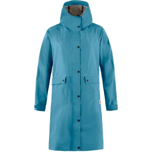 Fjallraven 14500131-543 Vardag Rain Parka W Jacket Damen Dawn Blue im Sale