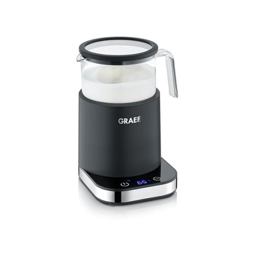 GRAEF Glas-Milchaufschäumer MS902, Induktion, 6 Automatik-Programme, Touch-Display, bis zu 400ml Milchschaum, heiße Schokolade im Sale