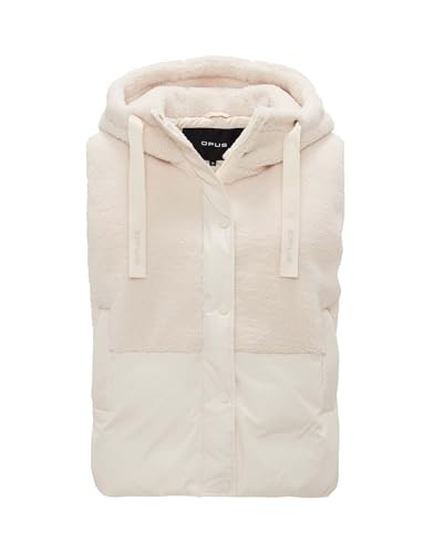 OPUS Damen Weste | Outdoorweste WINDUS Loose aus Material Mix soft cream, 36 im Sale