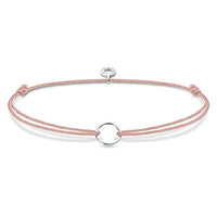 Thumbnail for Thomas Sabo Damen Charm-Armband Little Secret Kreis 925er Sterling Silber LS068-173-19 im Sale