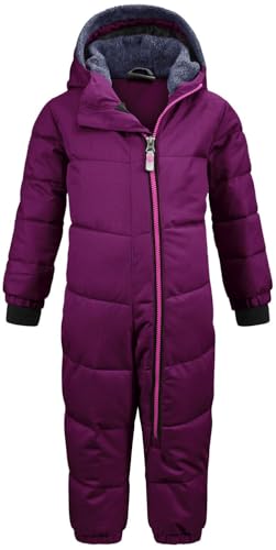 Killtec Skioverall Kinder Twinkly MNS ONPC B - Overall in Daunenoptik - Schneeanzug mit Kapuze - Winteranzug mit flauschigem Innenfutter, orchidee, 110/116 im Sale