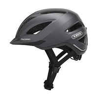 Thumbnail for ABUS City Helmet Pedelec 1.1 - Bicycle helmet with rear light for city traffic - for women and men - titanium (greyish), on sale