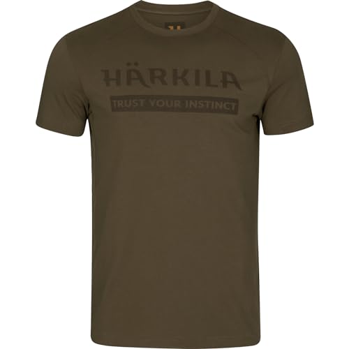 Härkila Logo S/S t-Shirt | Willow Green, im Sale