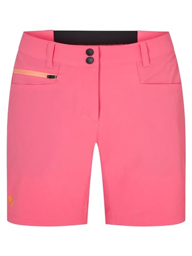 Ziener Damen NEJA Outdoor-Shorts/Rad- / Wander-Hose - atmungsaktiv,schnelltrocknend,elastisch, Bubblegum, 48 im Sale