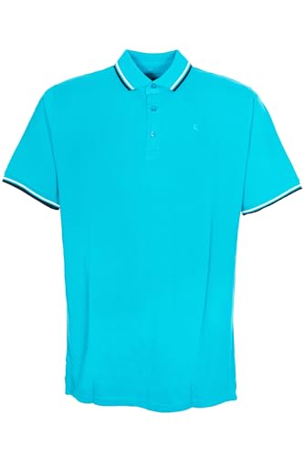 Kitaro Poloshirt Polo Shirt Hemd Herren Kurzarm Baumwolle Piqué Extra Lang Tall, Farbe:mintgrün, Herrengrößen:XLT im Sale