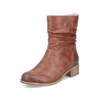 Thumbnail for Rieker Damen Klassische Stiefeletten 76581, Frauen Stiefeletten,halbstiefel,Kurzstiefel,uebergangsschuhe,uebergangsstiefel,braun (24),39 im Sale