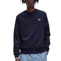 Thumbnail for FRED PERRY, Crew Neck Sweatshirt, Navy, im Sale