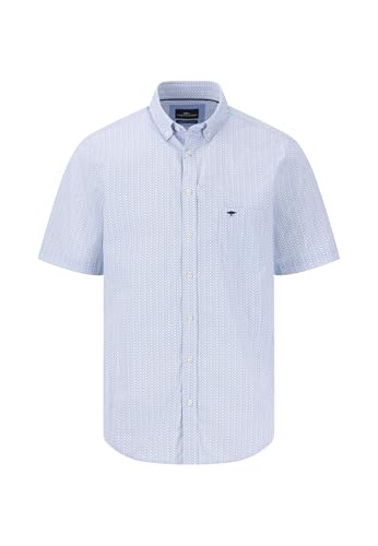 FYNCH-HATTON Kurzarm Hemd aus Baumwolle mit Minimalmusterung Summer Breeze / 3 im Sale