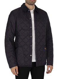 Thumbnail for Barbour Herren Steppjacke Heritage Liddesdale dunkelblau - im Sale