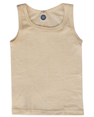 Cosilana, Kinder Achselhemd/Top, 70% Wolle 30% Seide (152, Marine) im Sale