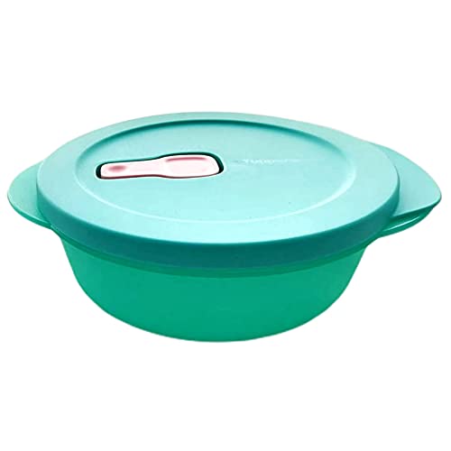 Tupperware Mikrowelle CrystalWave 600 ml türkis Mikro Micro Wave Pop Plus Fix im Sale