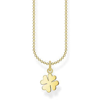 Thumbnail for Thomas Sabo Damen Halskette Kleeblatt gold 925 Sterlingsilber, 38-45 cm Länge im Sale