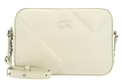 Calvin Klein Re-Lock Quilt Camera Bag Dk Ecru im Sale