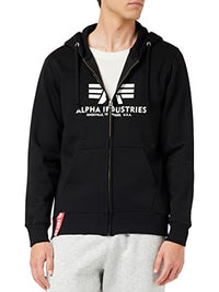 Thumbnail for Alpha Industries Herren Basic Zip Hoody Kapuzensweat Für Kapuzenpullover, Verde Oscuro, EU im Sale