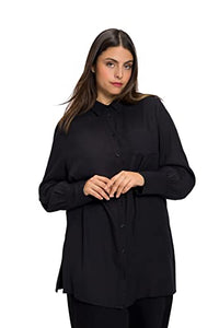 Thumbnail for Ulla Popken Damen Blouses Blusen, Schwarz, 46-48 EU im Sale